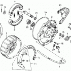 ATC250ES Rear brake panel 86,87