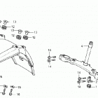 ATC250SX Front fender @ steering stem