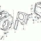 TRX70 Cylinder head @ cylinder