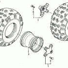 ATC200X Заднее колесо