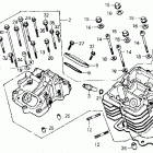 ATC250SX Головка цилиндра