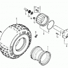 ATC250SX Переднее колесо