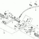 ATC250ES Подножки и педали