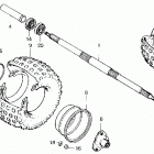 TRX70 Заднее колесо