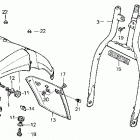 ATC125M Front fender @ front fork