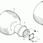 ATC125M Заднее колесо