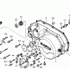 ATC250ES Крышка картера правая