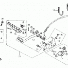 ATC250SX Подножки и педали