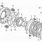 TRX70 Сцепление