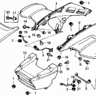 TRX250R Front fender 86,87