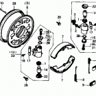 TRX350D Fr. brake panel 86-87