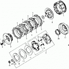 ATC250SX Сцепление