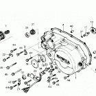ATC250SX Крышка картера правая