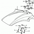 ATC350X Переднее крыло