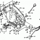 ATC350X Крышка картера правая