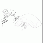 FLTRXSE 1TC6 CVO ROAD GLIDE (2025) LICENSE PLATE BRACKET