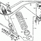 ATC350X Задний амортизатор