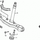ATC350X Траверса нижняя