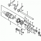 ATC350X Вилки и валы выбора передач