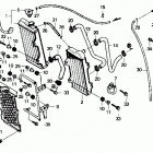 ATC250R Радиатор