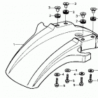 ATC250R Переднее крыло