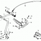 TRX250 Подножки