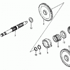 TRX250 Кик стартер
