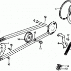 TRX125 Цепь ГРМ и натяжитель