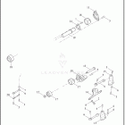 XL883N 4LE2 IRON 883 (2022) ENGINE MOUNTS AND STABILIZER LINK