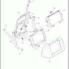 FLTRX 1KHC ROAD GLIDE (2023) COOLANT DISTRIBUTION - AIR-COOLED