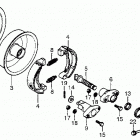 ATC70 Rear brake drum