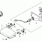 TRX250 Фонарь задний