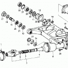 ATC250SX Swingarm @ propeller shaft 85