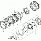 TRX250 Сцепление