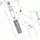 TRX250 Задний амортизатор