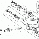 ATC250ES Swingarm @ propeller shaft 85