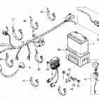 ATC250SX Wire harness @ battery