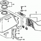 TRX125 Fuel tank @ seat