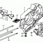 ATC70 Crankcase @ oil pump