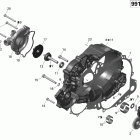 Spyder RS Roadster SE5 01- clutch cover and water pump