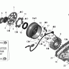 Spyder GS 990 Магнето и электрическийй стартер