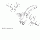 V11CA36/CB36 KINGPIN ALL OPTIONS Chassis, passenger footpegs and floorboards - v11c...