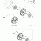 V10HB36DD/HS36DC/BB26DA HAMMER/SPORT/8 BALL ALL OPTIONS Wheels, front - v10hb36dd / hs36dc / bb26da all op...