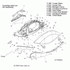 V10SD36/SC36/VB36 VISION TOUR PREMIUM/NESS/8 BALL ALL OPTIONS Body, saddlebag asm. - v10sd36 / sc36 / vb36 all o...