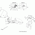 V10SD36/SC36/VB36 VISION TOUR PREMIUM/NESS/8 BALL ALL OPTIONS Body, windshield - v10sd36 / sc36 / vb36 all optio...