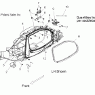 V10SD36/SC36/VB36 VISION TOUR PREMIUM/NESS/8 BALL ALL OPTIONS Body, saddlebag, inner - v10sd36 / sc36 / vb36 all...