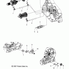V09XB36/XC36 JACKPOT/NESS JACKPOT ALL OPTIONS Drive train, shift forks and drum - v09xb36 / xc36...
