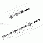 V10CB26/PB26 KINGPIN ALL OPTIONS Drive train, transmission (5 speed) - v10cb26 / pb...