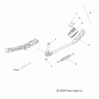 V10SD36/SC36/VB36 VISION TOUR PREMIUM/NESS/8 BALL ALL OPTIONS Chassis, side stand - v10sd36 / sc36 / vb36 all op...