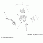 V09XB36/XC36 JACKPOT/NESS JACKPOT ALL OPTIONS Brakes, brake lever and master cylinder - v09xb36 ...